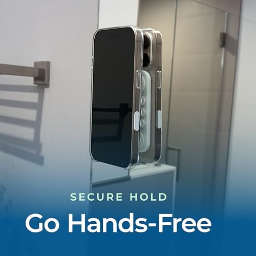 Revolutionary Magnetic Suction Phone Mount for Seamless Content Creation and Fitness | The Clingy Thingy – Mag Safe Compatible Holder for i Phone 16/15/14/13/12 in Elegant White/Green – Experience Unmatched Hands-Free Versatility with Superior Grip and Ultra-Portable Design