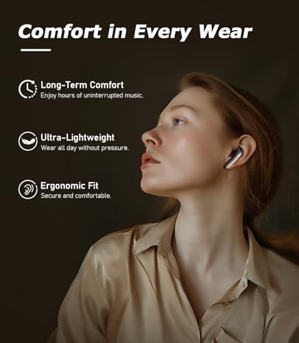 Revolutionary Bluetooth 5.3 Wireless Earbuds with Superior Noise Cancellation – IPX7 Waterproof for Active Lifestyles, Deep Bass Audio & 40-Hour Playtime – Ergonomic Comfort Design with Real-Time LED Battery Indicator – Perfect for Music, Sports, and Professional Calls – Unmatched Audio Experience Everywhere
