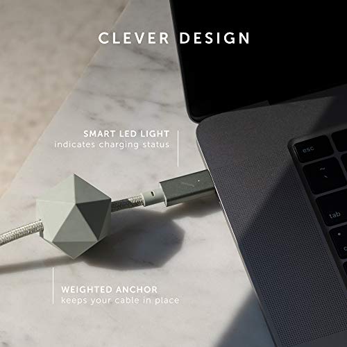 Revolutionize Your Charging Routine with the Native Union 8 ft USB-C Desk Cable – Ultra-Durable, Non-Slip Design for i Phone 16/15 & Mac Book Pro 13” M1/M2 – Fast Charging & Enhanced Compatibility for Effortless Power Management – Ideal for Seamless Workspace Organization and Device Flexibility