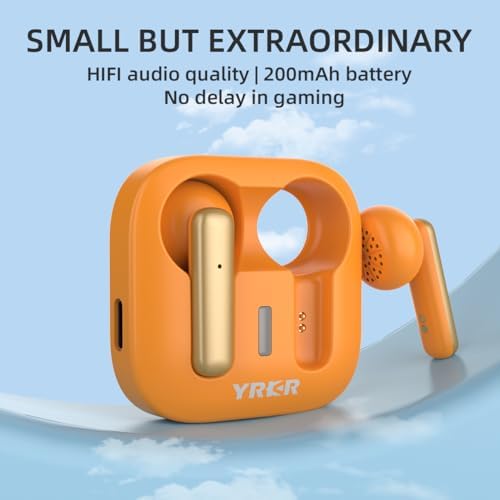 Chic Pink YK-11 Wireless Earbuds with Bluetooth 5.3 & Noise Cancellation – Lightweight Comfort & Compact Charging Case for Ultimate Audio Freedom – Perfect for i Phone & Android Users