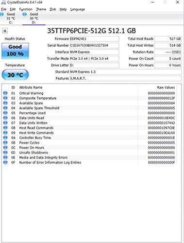 Timetec 512 GB NVMe PCIe Gen3 M.2 2280 SSD – Unmatched Speed and Reliability for Gamers and Creators – Experience Blazing Read Speeds of Up to 2,000 MB/s and Write Speeds of 1,600 MB/s – Perfect Upgrade for Enhanced Performance and Seamless Multitasking in PCs and Laptops – Elevate Your Data Storage with Advanced 3 D NAND Technology for Lasting Durability and Lightning-Fast Transfers – Compact M.2 2280 Form Factor Designed for Effortless Installation and Maximum Compatibility – Transform Your Workflow and Gaming Experience with a High-Performance Solid State Drive That Redefines Speed and Efficiency.