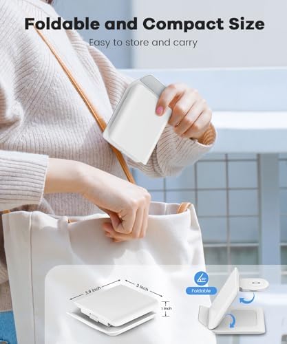 Ultimate Fast Wireless Charging Station for Samsung Galaxy Z Flip Series & Motorola Razr+ – 2-in-1 Foldable Travel Charger with PD 20 W Adapter, Sleek White Design for On-the-Go Convenience – Enhanced Speed & Compatibility for Modern Lifestyles