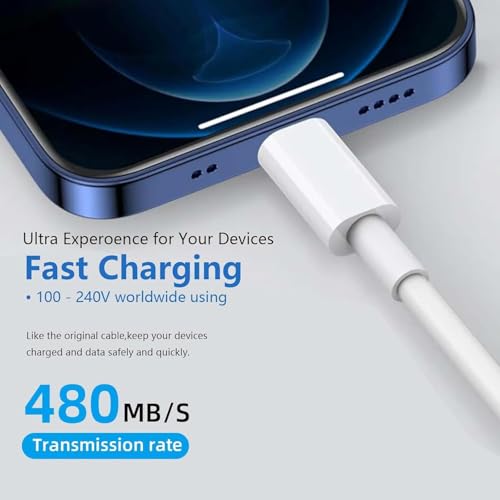 10-Pack YCWZZH USB A to USB C Charging Cables – Fast Charging and Data Transfer for i Phone 15, 16 Pro Max, i Pad Pro 11, Air 5, Mini 6 – 5 ft Durable Car Play Compatible Cords for Home and On-the-Go Connectivity