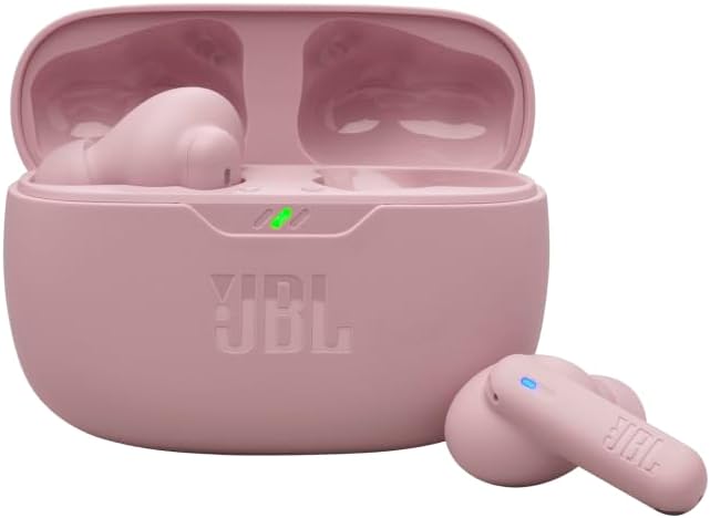 JBL Vibe Beam 2 True Wireless Earbuds – Superior Noise Cancelling with Adaptive Smart Ambient Tech for Immersive Pure Bass Sound, 40-Hour Battery Life, IP54 Water & Dust Resistant, Four-Microphone Clarity – Ideal Audio Solution for Music Enthusiasts and Professionals Seeking Unmatched Sound Quality