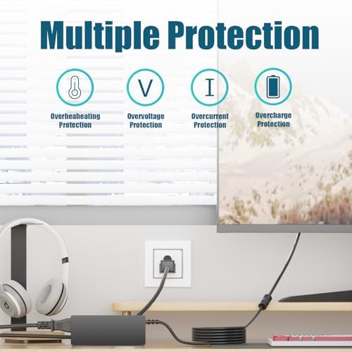 Optimize Your Viewing Experience with the High-Efficiency DC 19.5 V Power Cord – Premium AC Adapter for HP m27 & L7010 Series, Engineered for Rapid Charging and Superior Visual Performance