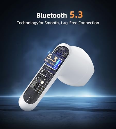Elevate Your Sound Experience with King Lucky Light-Up Fidget Spinner Wireless Earbuds – Advanced Bluetooth 5.3 Connectivity, 30-Hour Extended Playtime, Exceptional Noise-Cancellation for Deep Immersion, Compact Design for Ultimate Portability, and Innovative Stress-Relief Fidget Feature for Fun On-the-Go Listening