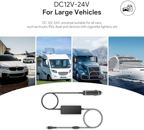 Ultra-Fast 140 W USB-C Laptop Car Charger – Versatile 12 V-24 V Power Adapter for Mac Book Pro/Air, Dell, Lenovo, HP, MSI, Chromebook & More – Compact Design with Enhanced Safety Features for On-the-Go Charging Solutions