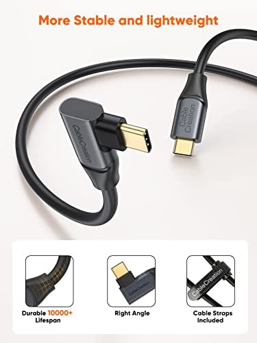 High-Speed 16 FT USB to USB C 3.1 Link Cable for Meta Quest Pro/Quest3/Quest2/Pico4 – Ultimate VR Headset Accessory for Uninterrupted Gaming and Seamless Data Transfer Up to 5 Gbps, Perfect for Tech Enthusiasts and Gamers Seeking Enhanced Mobility and Performance