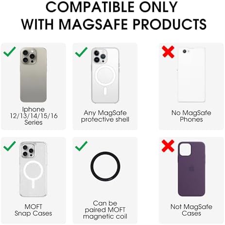 Elevate Your Everyday: Premium Leather Magnetic Wallet Stand for i Phone 16, 15, 14, 13 & 12 Series – Adjustable Mag Safe Card Holder & Secure Phone Grip for Effortless Convenience – Perfect Blend of Style and Functionality