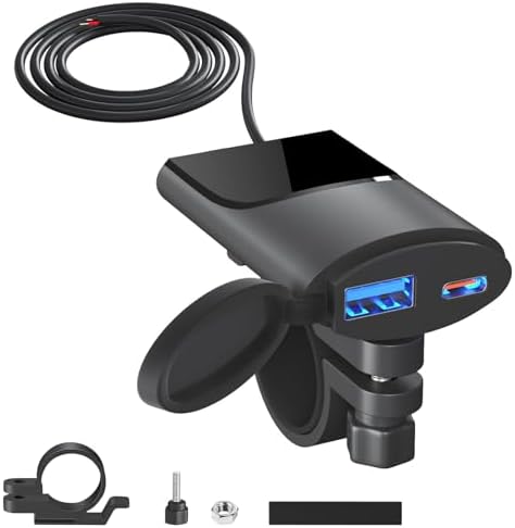 Ultimate Motorcycle USB Charger by Qidoe – Dual USB Ports with Quick Charge 3.0 & Waterproof Design for Fast Device Charging on the Go – Ideal for Phones, Tablets & GPS Systems – Unmatched Durability & Compatibility for All Riders Ultimate Motorcycle USB Charger by Qidoe – Dual USB Ports with Quick Charge 3.0 & Waterproof Design for Fast Device Charging on the Go – Ideal for Phones, Tablets & GPS Systems – Unmatched Durability & Compatibility for All Riders
