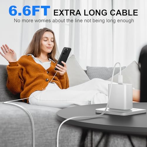 45 W USB-C Super Fast Charger for i Phone 16 & Galaxy Devices – Includes 6.6 FT Type-C Cable for Flexible Power Solutions – Compact & Portable Design for On-the-Go Charging – Advanced Safety Features for Device Protection – Ideal for Rapid Power Demands and Enhanced Device Longevity