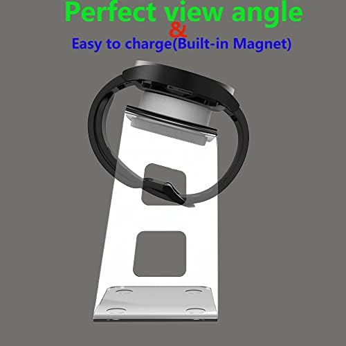 Galaxy Watch Fast Charger Dock – Universal Magnetic Charging Station for Galaxy Watch 8/7/6/5/5 Pro/4/3 and Active/Active2 – Sleek, Portable Design for Quick Power Boosts with Enhanced Compatibility and Durability