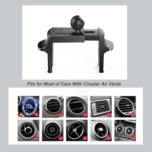Mini Cooper-Compatible 360-Degree Air Vent Phone Holder – Premium Hands-Free Car Mount for Enhanced Safety and Convenience in Countryman, Paceman, Clubman, JCW Models – Sleek Design for R52, R53, R56, R55, R60, F56, F55, F60, R58, F57, All4