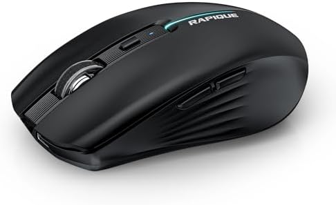 Streamlined Bluetooth Wireless Mouse – Rechargeable Ergonomic Multi-Device Mice (Tri-Mode: BT1/BT2 + 2.4 GHz) with USB Receiver, Stylish Khaki to Pink Design for Laptop, Mac Book, PC, i Mac, i Pad – Ultimate Comfort & Flexibility for Effortless Productivity