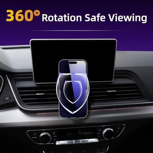 Revolutionary 360-Degree Adjustable Phone Holder for Audi Q5/SQ5 (2010-2017) – Premium Cradle for 4-7″ Smartphones, Optimal Safety for Hands-Free Navigation and Calls, Streamlined Design for Effortless Installation, Ideal for Audi Aficionados
