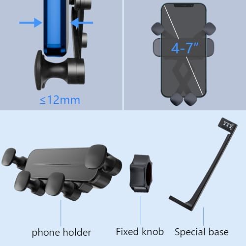 Hyundai Sonata 2024-2025 Premium Mobile Phone Holder – Effortless Tool-Free Installation, Adjustable Viewing Angles, and Robust Design for Ultimate Device Stability and Stylish Interior Integration – Essential Car Accessory for Safe Navigation and Enhanced Driving Experience