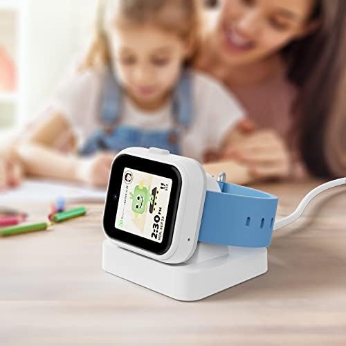 Rapid Charge Portable Dock for T-Mobile SYNC UP Kids Watch 2 – 5 ft Versatile Cable & Sleek White Adapter for Home, Office, and Travel – Essential Smartwatch Charger for Active Parents with Enhanced Compatibility and Durability