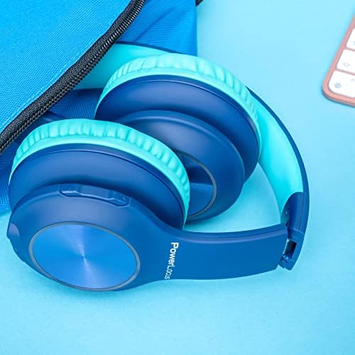 Vibrant Power Locus PLED Kids Bluetooth Headphones – Safe Volume Control (74/85/94 d B), Fun LED Lights, Hi-Fi Sound, Built-in Microphone & Multi-Connectivity for Travel, Learning & Play – Perfect Over-Ear Design for Children