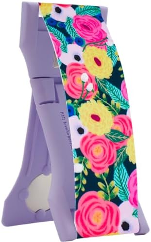 Upgrade Your Smartphone Handling with LOVEHANDLE PRO Premium Phone Grip – Vibrant Daisy Print – Multi-Functional Silicone Strap, Magnetic Mount & Kickstand for Effortless Device Management and Hands-Free Viewing Experience – Ideal for Stylish Mobile Use