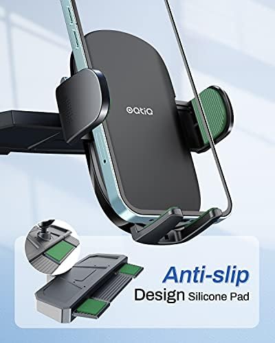 OQTIQ Car CD Phone Holder – Effortless One-Touch Release, 360° Adjustable Viewing, Universal Compatibility for i Phone & Android – Versatile CD Slot & Air Vent Mount Included for Safer Hands-Free Driving Experience