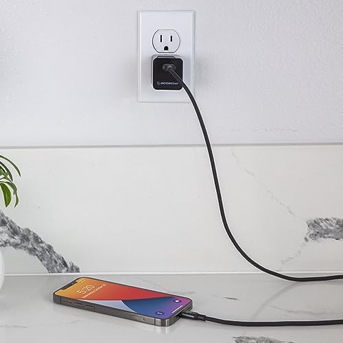 Scosche HPDC60 Powervolt 60 W USB Type-C Wall Quick Charger – Ultra-Fast Power Delivery 3.0 Adapter for Phones, Tablets & More – Compact Travel-Friendly Design in White – Reliable Overcharge Protection & Universal Compatibility