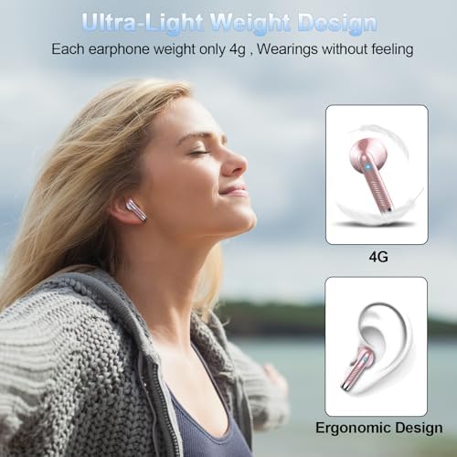 Ultimate Freedom: 2024 Bluetooth V5.4 Noise Cancelling Wireless Earbuds with IP7 Waterproofing, 40-Hour Battery Life, Dual LED Display, and Enhanced Call Clarity for Android/i OS – Chic Green Design for Active Lifestyle