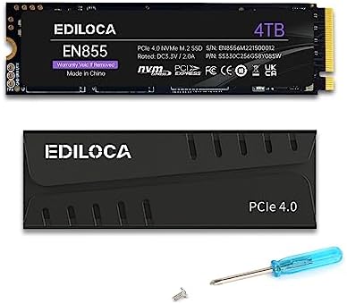 Unleash Blazing Performance with the EN600 PRO 256 GB NVMe SSD – Lightning-Fast 3200 MB/s Speeds for Gamers & Creators, PCIe 3.0 Gen 3 x4 M.2 2280 Internal Drive with Advanced SLC Cache and 3 D NAND TLC, Equipped with Graphene Cooling Sticker for Optimal Durability and Compatibility with PCs, Desktops, and Laptops – Elevate Your Storage Experience Now!