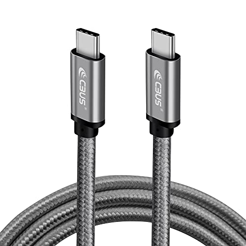 CBUS 10 ft USB-C to C Fast Charging Cable – Heavy-Duty Braided Cord for i Phone 16/15/Pro/Max/Plus & Android Devices – Superior Durability & Super Speed USB-C Charger in Stylish Purple – Unmatched Flexibility for Home & Travel Use