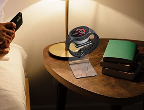 Galaxy Watch Fast Charger Dock – Universal Magnetic Charging Station for Galaxy Watch 8/7/6/5/5 Pro/4/3 and Active/Active2 – Sleek, Portable Design for Quick Power Boosts with Enhanced Compatibility and Durability