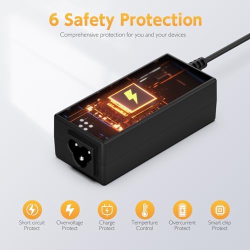 High-Performance 45 W Lenovo Laptop Charger – Compatible with Think Pad T431, T440, T450, T460, E540, X240 & More – USB Square Tip Power Supply with Enhanced Safety Features and Fast Charging Capability – Essential AC Adapter for Reliable Power Needs – 12-Month Warranty Included – Perfect for On-the-Go Professionals and Students