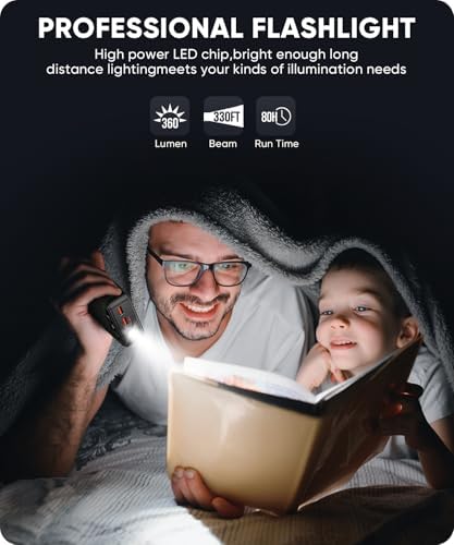 UYAYOHU 40,000 m Ah Power Bank – Ultra-Fast 22.5 W Portable Charger with 5 Outputs, 2 Inputs & LED Display – Versatile External Battery Pack for i Phone 16/15/14, Samsung & More – Essential Travel Companion with Built-in Flashlight for Emergencies