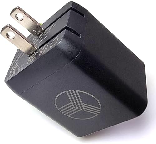 TREBLAB CHR-35 Dual Port Wall Charger – 35 W Type-C & 18 W Type-A Fast Charging Adapter for Smartphones, Tablets, and TREBLAB HD-360 Speaker – Ultra-Compact, Lightweight Travel Power Supply with Advanced Safety Features and Universal Device Compatibility