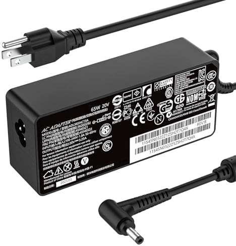 High-Speed 45 W AC Charger for Lenovo Idea Pad Flex, Yoga, and S Series – 20 V 2.25 A Power Adapter with Multi-Protection Features for Enhanced Device Safety and Performance – Compatible with 100, 110, 120, 310, 320, 330 Models – Durable Design for Optimal Charging Efficiency