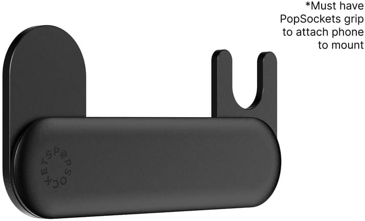 Sleek Silver Pop Sockets Laptop Phone Mount – 360-Degree Rotating Device Holder for Enhanced Productivity and Effortless Connectivity – Perfect for Multitaskers and Professionals