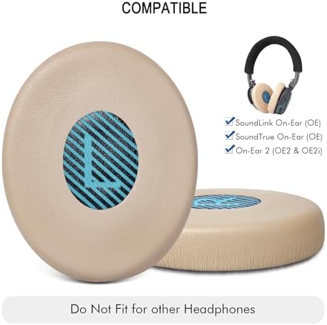 Ultimate Comfort Replacement Ear Pads for Bose OE2 Headphones | GVOEARS Premium Memory Foam Cushions for OE2, OE2 i, Sound True & Sound Link Models | Durable Black Earpads for Enhanced Listening Experience & Long-lasting Quality