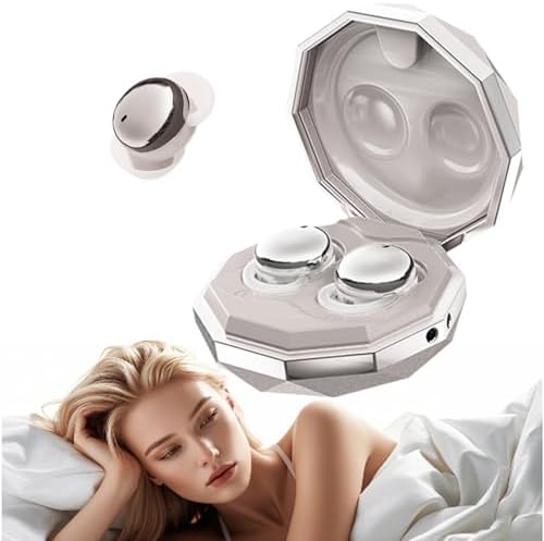Premium Purple Wireless Bluetooth Sleep Earbuds for Side Sleepers – Advanced Noise-Cancelling Mini Headphones Designed for Ultimate Comfort and Uninterrupted Sleep – Perfect for Travel, Meditation, and Stress Relief – Lightweight Design Tailored for Small Ear Canals to Enhance Sleep Quality