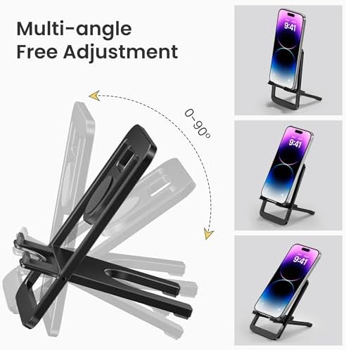 Discover the Itramax Foldable Tablet Holder: Your Ultimate Adjustable Aluminum Stand for Enhanced Productivity and Comfort. This portable accessory is engineered for seamless compatibility with a variety of devices including i Pad 9, 8, 7, Air 2, Mini, Samsung Tab, Steam Deck, Switch, Kindle Fire Scribe, and ROG Ally. Enjoy optimal viewing angles and heights, allowing you to work, watch movies, or game without discomfort. Crafted from durable aluminum, this foldable design ensures stability and longevity, making it perfect for home or travel. The anti-slip pads guarantee a secure grip while protecting your devices from scratches. Elevate your workspace with the sleek, functional Itramax Foldable Tablet Holder, transforming any environment into an organized and efficient setup. Whether for professional use or leisure, enhance your tablet experience today with this must-have desk accessory that marries style and practicality.