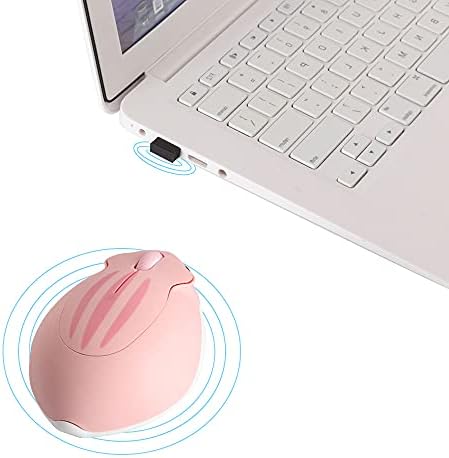 Whimsical Wireless Hamster-Shaped Mouse for Laptops and PCs – Silent 3-Button Ergonomic Design with Random Color Cable Clip – Perfect Portable Accessory for Animal Lovers and Productivity Seekers