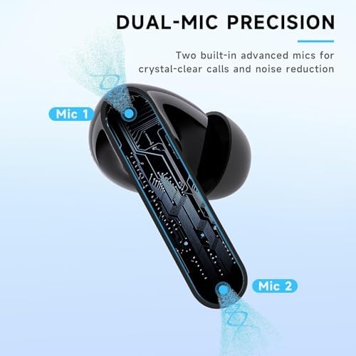 High-Performance Wireless Gaming Earbuds with Ultra-Low Latency & Advanced Noise Cancellation – 36-Hour Battery Life, Dual 2.4 GHz & Bluetooth Connectivity, LED Battery Indicator – Multi-Platform Support for PS5, Meta Quest, PC & More for Ultimate Gaming Experience