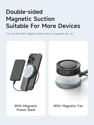 Revolutionize Your Storage with Hagibis Magnetic M.2 2230 NVMe SSD Enclosure – Ultimate USB-C 3.2 Gen2 Adapter for i Phone 16, 15 Pro Max, Mac Book, i Pad Pro & Android Devices | Lightning-Fast 10 Gbps Data Transfer, Durable Aluminum Design & Portable Convenience for On-the-Go Users