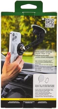 Transform Your Driving Experience with the Nite Ize Steelie Windshield Mount – Superior Magnetic Phone Holder for Effortless Access to GPS and Calls – Premium Compatibility with Mag Safe and Most Smartphones – Quick Squeeze Design for Instant Attachment – 360-Degree Rotation for Optimal Viewing – Durable and Easy to Install Car Accessory for Enhanced Safety and Convenience