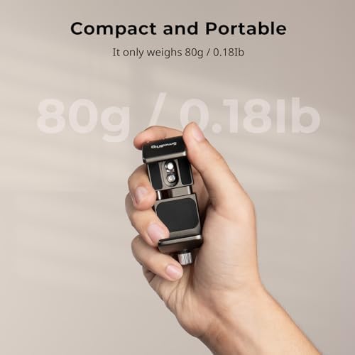 Compact Power Bank Holder for Cameras – Versatile Clamp Mount Compatible with 2.1″-3.3″ Width Power Banks, Ensuring Reliable Energy Supply for Filmmakers – Lightweight, Durable Design with Quick-Release Mechanism for Effortless Setup and Portability