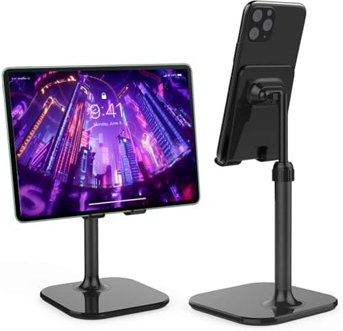 Doboli Cell Phone Stand, Phone Stand for Desk, Phone Holder Stand Compatible with iPhone and All Mobile Phones Tablet, Gifts for Adults Women Men Mom Wife, Pink – Enhanced Compatibility and Speed