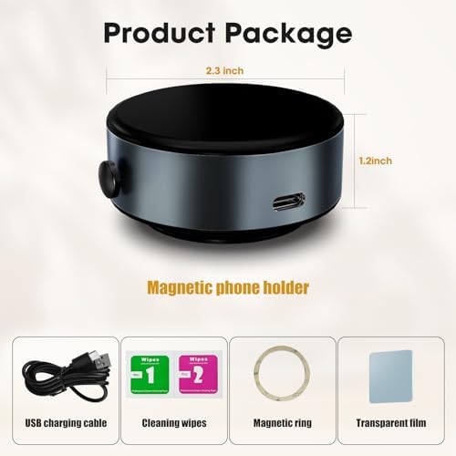 Revolutionary Magnetic Phone Holder for All Smartphones – Ultimate Hands-Free Solution with Vacuum Suction Technology for Car and Gym – Exceptional Stability and Seamless Multitasking Anywhere