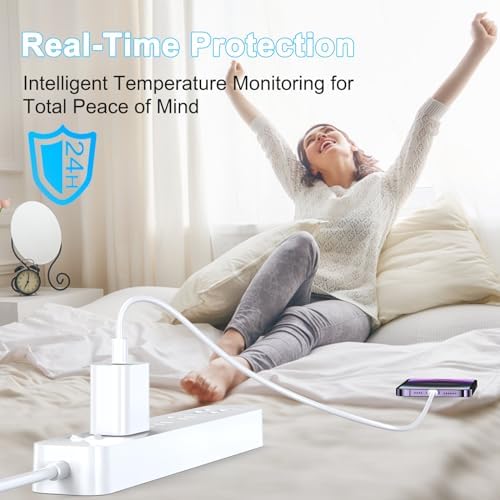 i GENJUN 2-Pack 20 W USB C Power Adapter – Rapid Charge Wall Charger for i Phone 15 Series, Galaxy & Pixel Devices – Compact, Efficient & Safe Type C Charger for Ultimate Device Compatibility