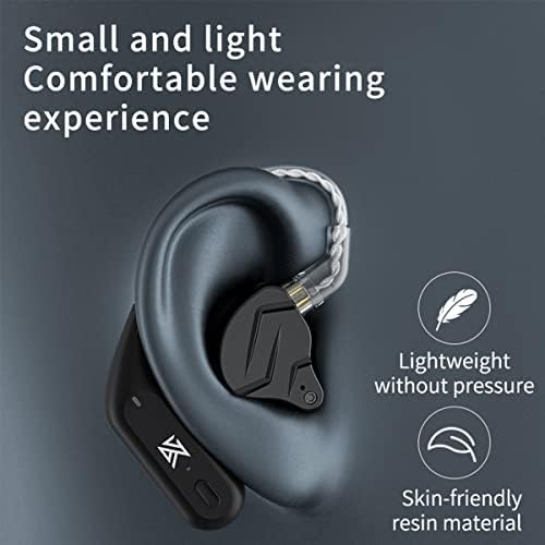 KZ AZ09 Bluetooth 5.4 Module – Premium Waterproof Wireless Ear Hook with Exceptional Battery Life for KZ ZST/ZSTX/ZS10/AS06/AS10/BA10/ZSR/ES4 (B Pin) – Unmatched Audio Freedom and Ergonomic Comfort for Active Lifestyles