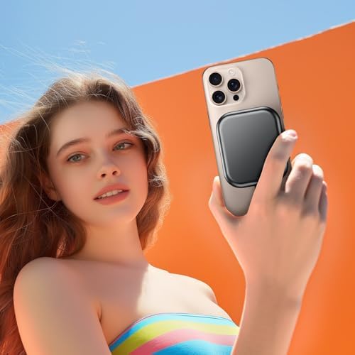 Ultra-Fast 10000 m Ah Magnetic Power Bank with Detachable Lanyard – 3-in-1 Wireless Charger for i Phone 12/13/14/15/16, Apple Watch & Air Pods – Compact Portable Battery Pack with 22.5 W PD Charging for Ultimate Device Compatibility and Convenience