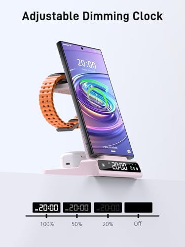 Ultimate 3-in-1 Wireless Charger for Samsung Devices – Fast Charging Station for Galaxy S24 Ultra, S23 Ultra, Z Flip 5, Fold 5, Galaxy Buds & Watch 6/5/4/3 – Effortless Compatibility & Sleek Design for Modern Living