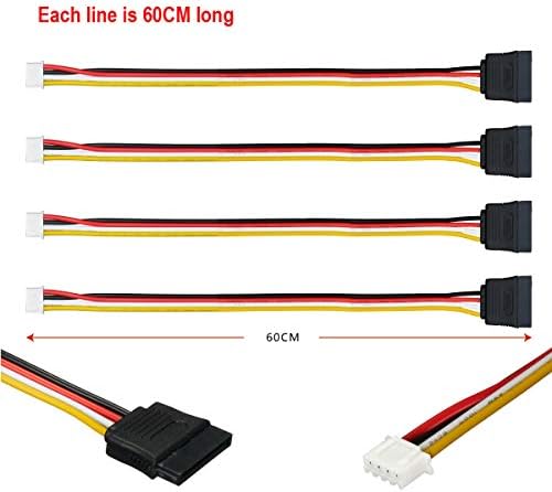 Effortless Storage Management: 4-Channel SATA Power Switch Module for 2.5/3.5 Inch HDD/SSD – Seamless Control for Up to Four Drives, Enhanced Compatibility, and Speed Optimization for Data-Intensive Applications