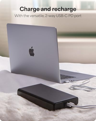 Mophie Powerstation Mini 5,000 m Ah Portable Power Bank – Ultra-Fast 20 W USB-C PD Charger for Rapid Device Recharging, Compact Pocket-Sized Design with LED Battery Indicator, Includes USB-C Cable for Instant Connectivity, Essential Travel Accessory for On-the-Go Smartphone Power